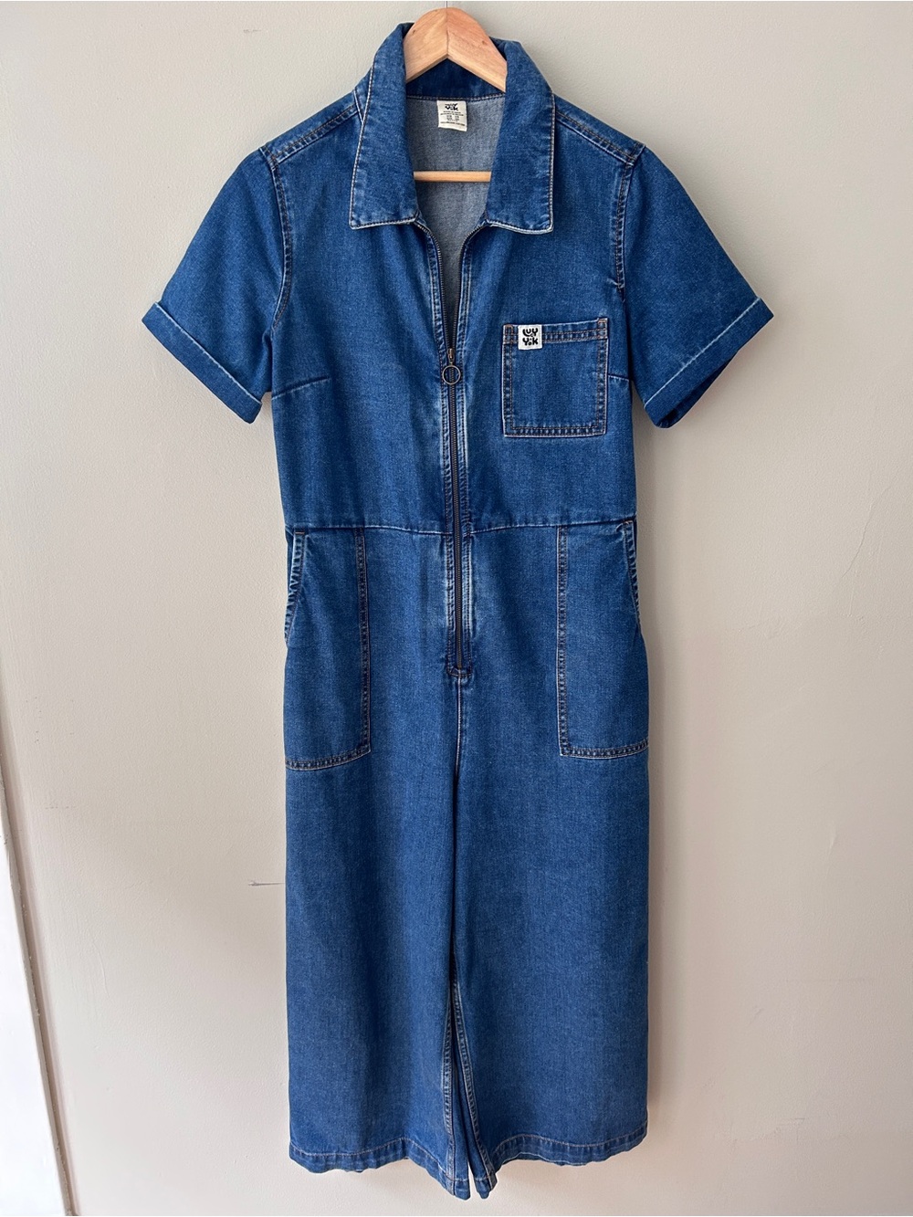 Lucy & Yak Ragan Denim Jumpsuit - Picture 2 of 3